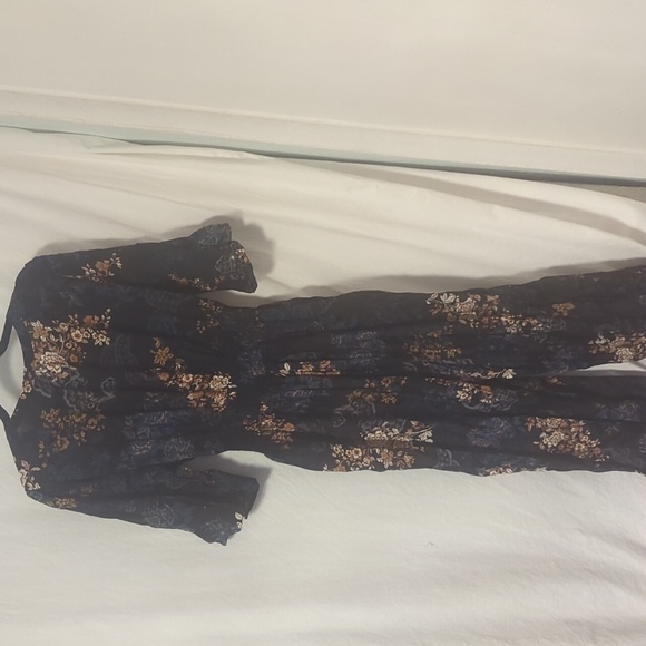 Anthropologie x Kachel floral satin jumpsuit - Picture 7 of 13